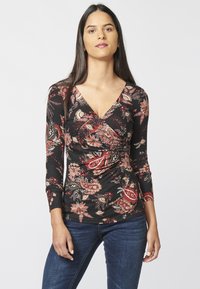Koroshi MANGA LARGA - Top dugih rukava - black
