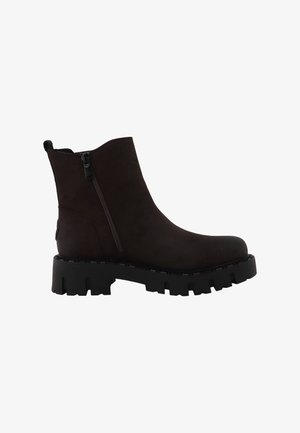 TOM TAILOR, STIEFEL - Stivaletti con plateau - mokka