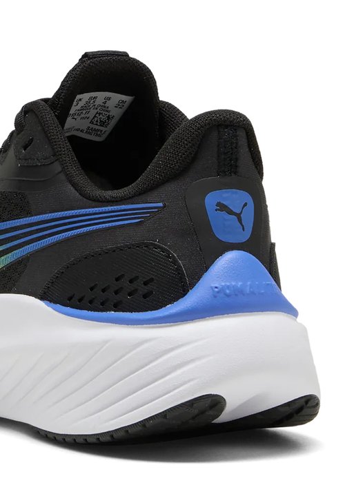 PUMA POUNCE LITE JR KIDS INDOOR TRAINERS 401512 11 BLACK-LIME SAPPHIRE UNISEX - Trainers - black-lime smash-sapphire — foto 5