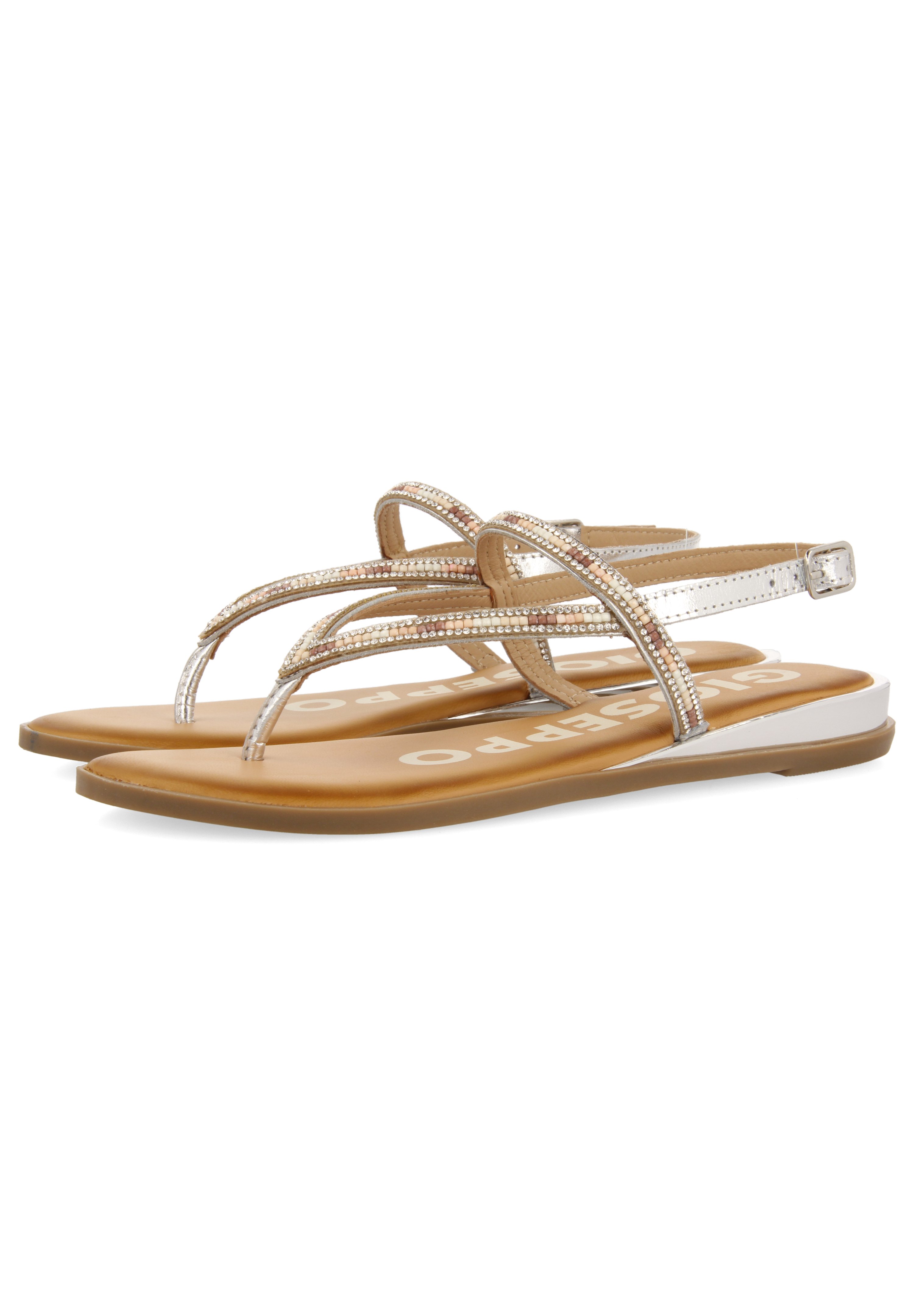 Sandalias planas plateados | Sandalias cómodas en Zalando