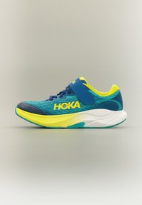 Unselected, electric aqua/neon citrus