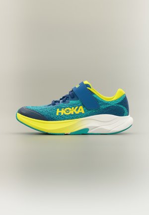 HOKA RINCON 4 KIDS UNISEX - Hardloopschoenen voor op de weg - electric aqua/neon citrus