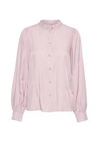 Bluza z gumbi - pale mauve melange