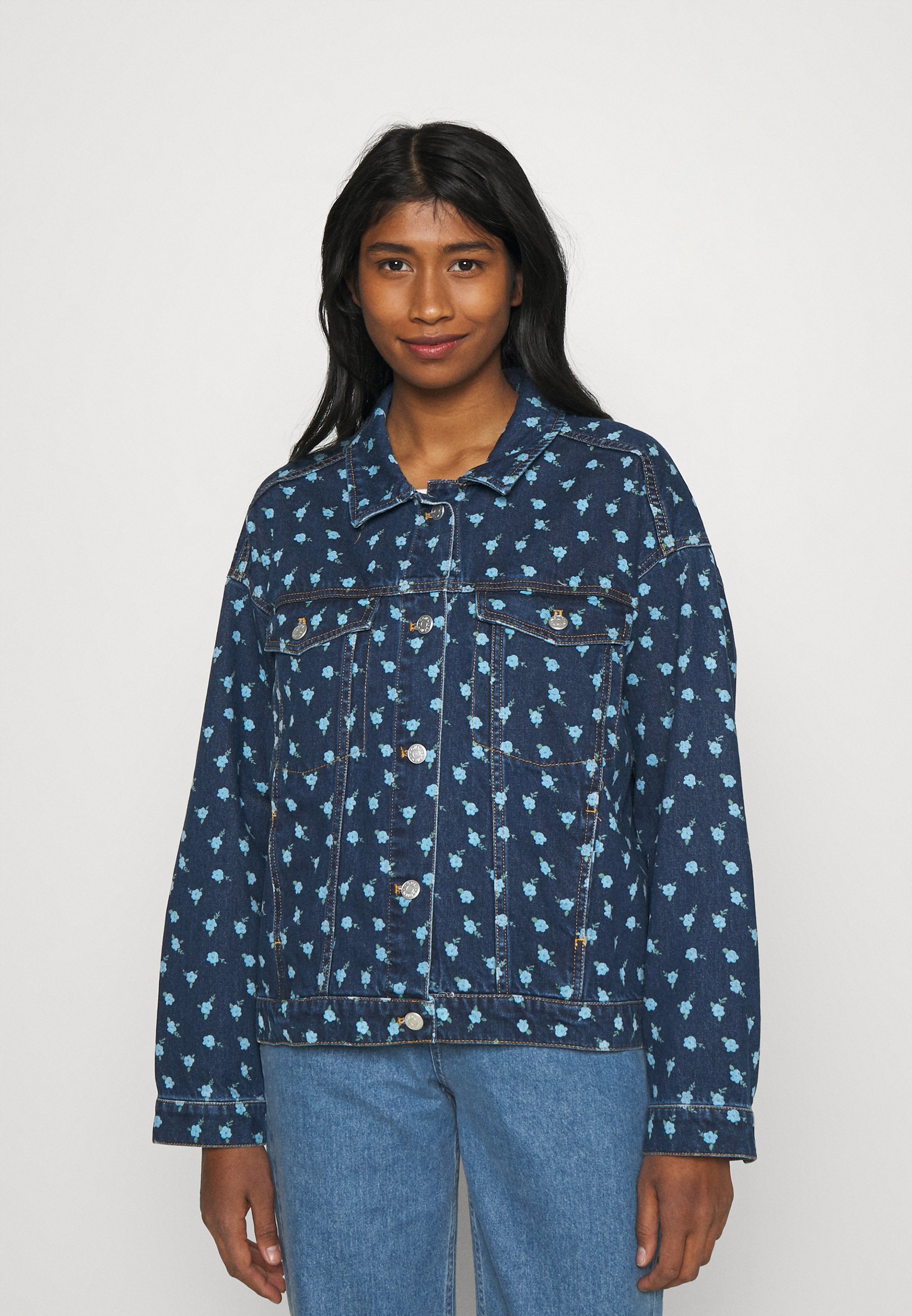 Monki Denim jacket - blue medium/blue 