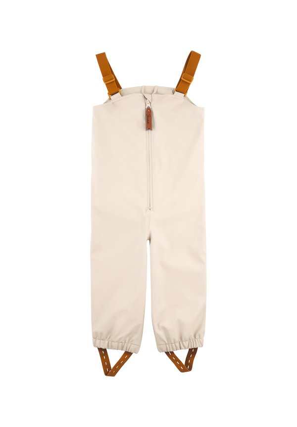 UNGEFÜTTERT UNI - Latzhose - beige