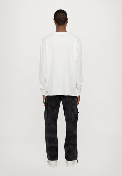 Ksubi SABBATH  BIGGIE TEE VINTAGE  - Topper langermet - white