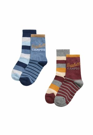 PACK 4 COLLEGE - Calcetines - blue