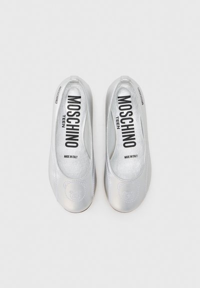 MOSCHINO Ballerines - silver-coloured