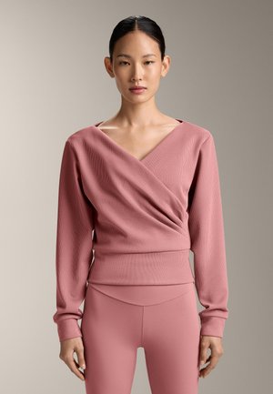 WRAP BRUSHED - Sweatshirt - pink