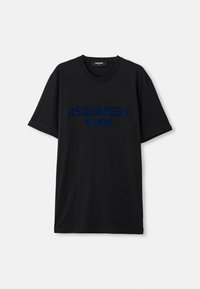 COOL FIT TEE - Apdrukāts T-krekls - black/dark navy