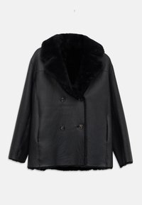 REVERSIBLE SHORT  - Cappotto corto - black
