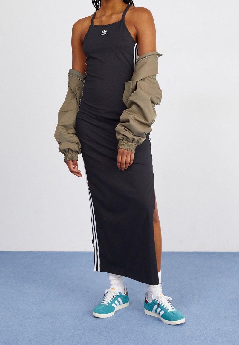rust halter dress Hilaire Halter Midi Dress
