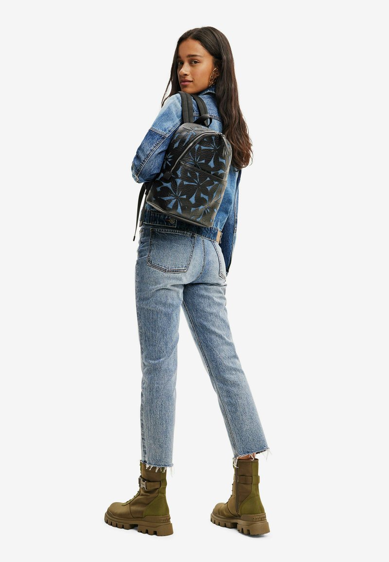 Desigual SMALL DIE-CUT FLOWER   - Tagesrucksack - blue