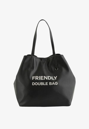 Carpisa FRIENDLY DOUBLE - Shopper - black brown