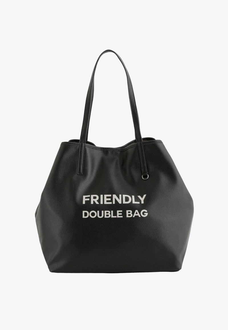 Carpisa FRIENDLY DOUBLE - Shoppingväska - black brown
