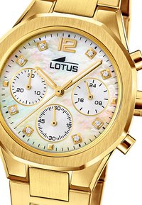 Lotus Montre à aiguilles - goldfarben
