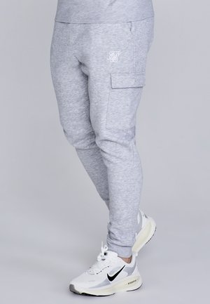ESSENTIALS  JOGGERS - Hlačami s stranskimi žepi - grey marl