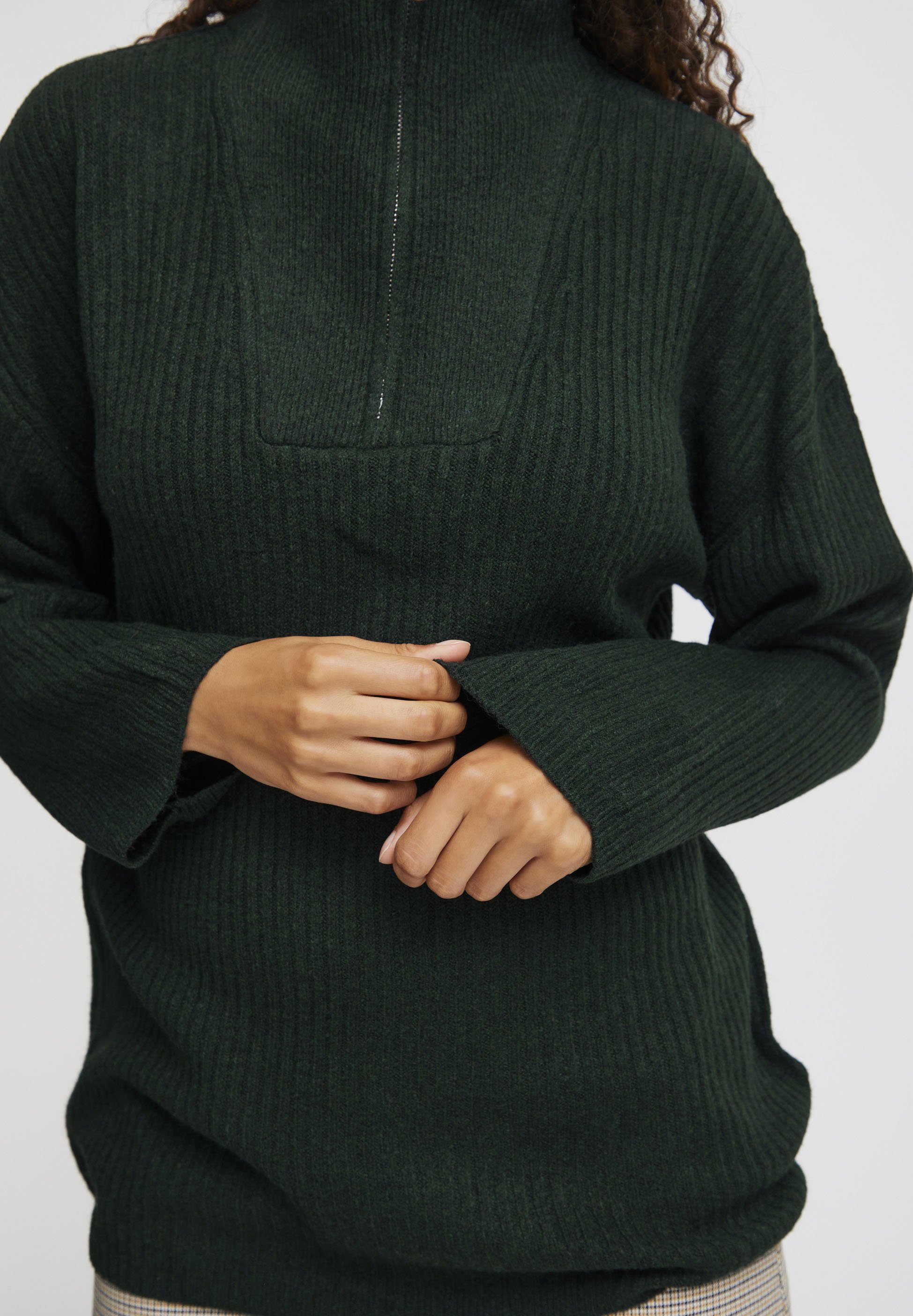 売れ筋商品|||ビーヤング ニット&セーター レディース アウター BYONEMA - Jumper - scarab melange b.young BYOnema - Trui - scarab melange/wintergroen - Zalando.be