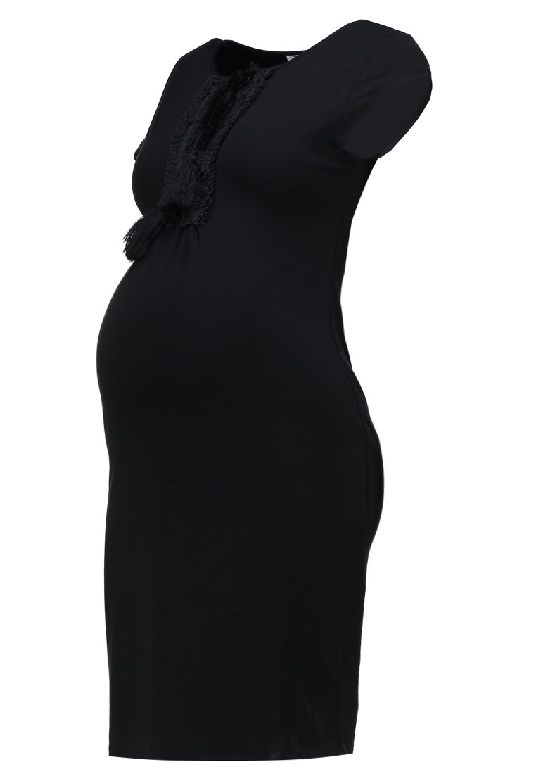 Queen Mum Jerseyjurk zwart