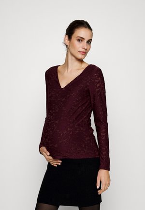Pull Manches Longues MAMA.LICIOUS Mlsuniva - Col Roulé Et Coupe Normale Pour Femme
