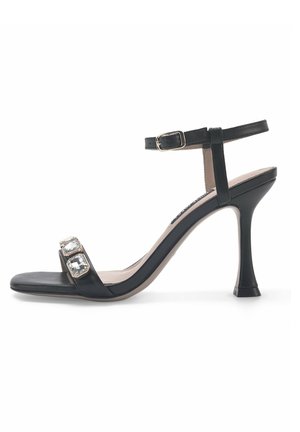 Korolliset sandaalit - black