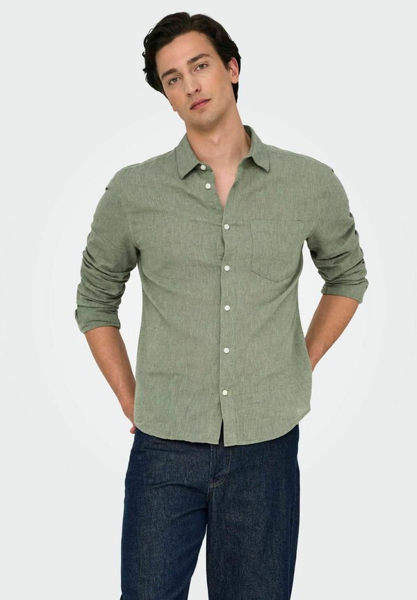 ONSCAIDEN LIFE REG PKT NOOS - Hemd - swamp