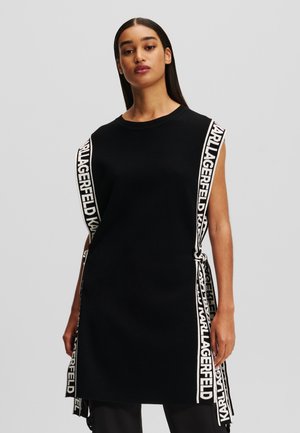 LOGO VEST - Viršus - black/white