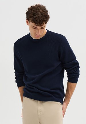 Terranova, MAGLIA TINTA UNITA - Maglione - blu navy