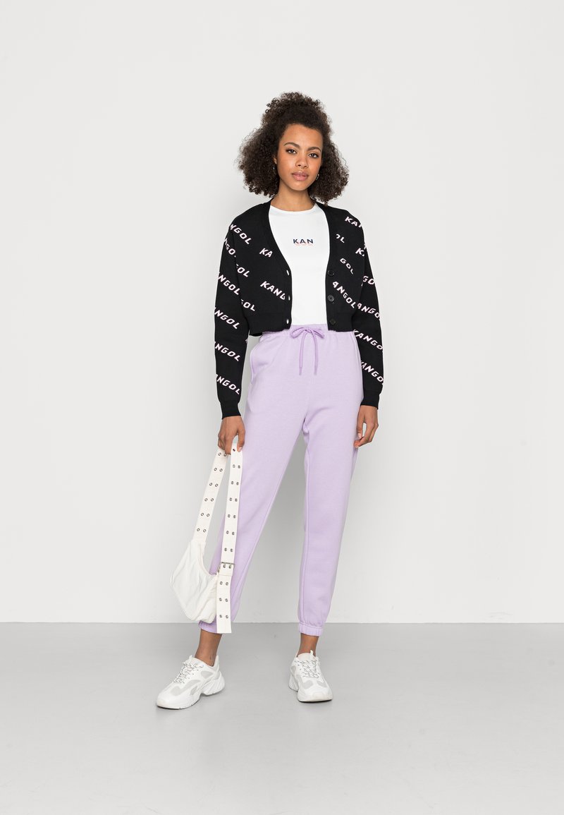 Damen Strickjacken | Kangol ALFI CARDIGAN Strickjacke black/pink/schwarz - EG04480 Damen Strickjacken | Kangol ALFI CARDIGAN Strickjacke black/pink/schwarz - EG04480