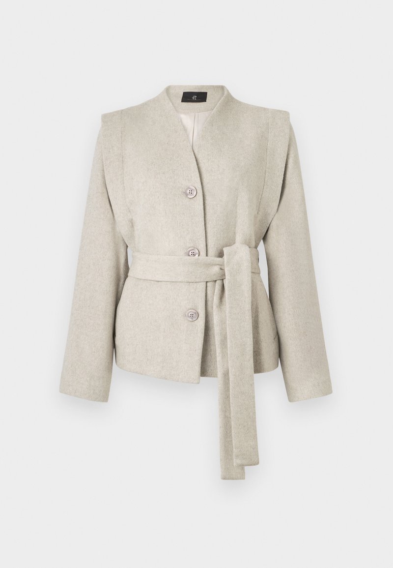 Bruuns Bazaar Halflange jas beige