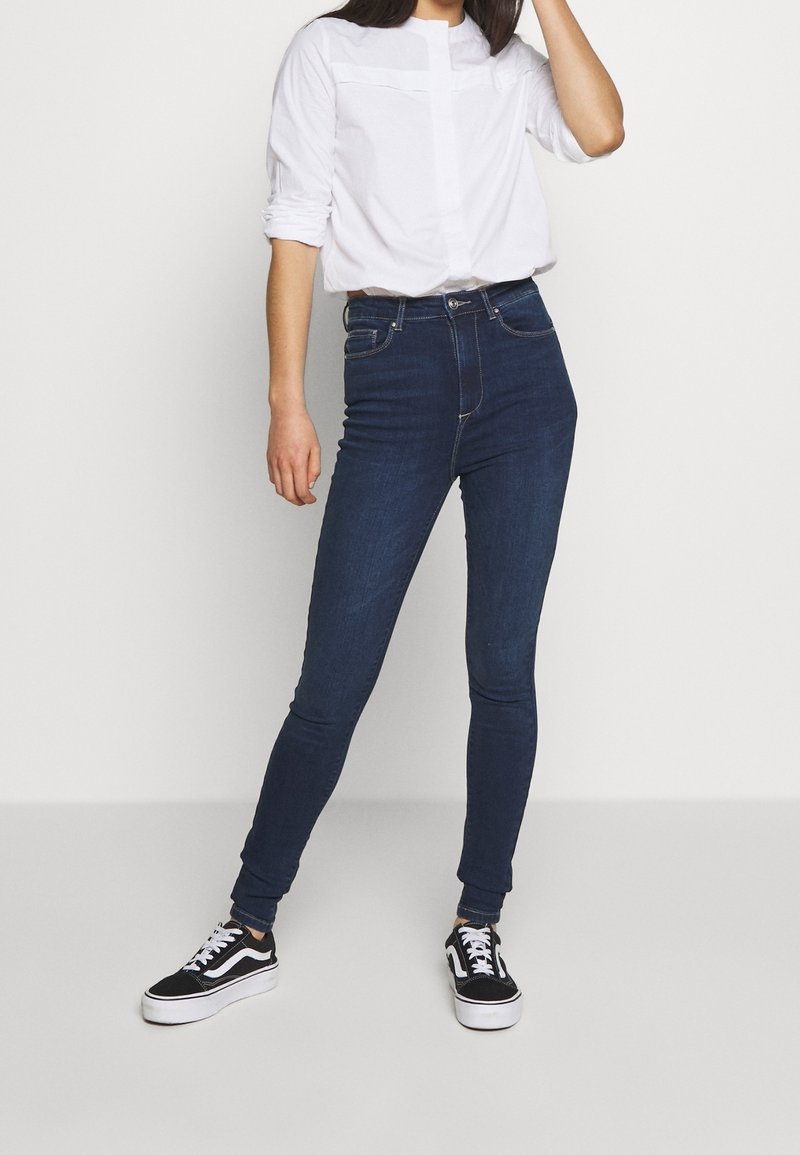 ONLY Jeans Skinny Fit dark-blue denim (Pre-owned)