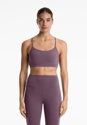 COMFORTLUX LIGHT-SUPPORT WITH CROSSOVER STRAPS - Sportski grudnjak s blagom potporom - purple