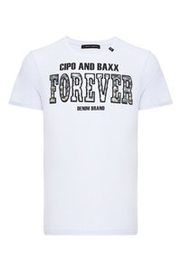 Cipo & Baxx T-Shirt print - white