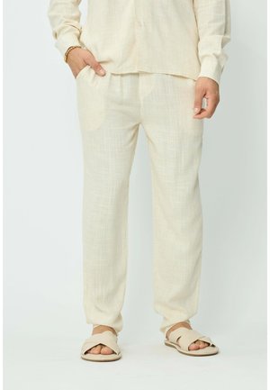 Pantalon classique - beige