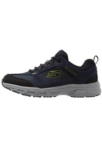 Skechers - OAK CANYON - Sneakers laag - navy/lime Miniatuurafbeelding 1