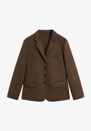 Massimo Dutti, Blazer - mottled dark brown