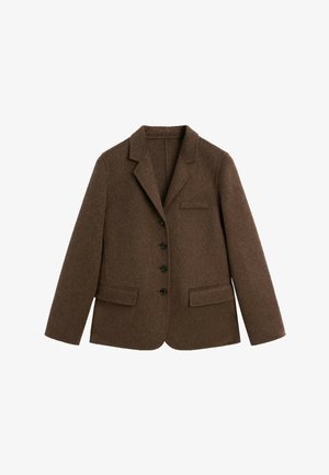 Massimo Dutti, Blazer - mottled dark brown