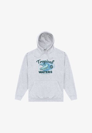 Henry Tiger, MATT KEELING TROPICAL WATERS - Sweat à capuche - heather grey
