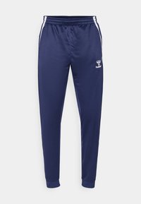 HMLLEAD TRACK PANTS - Donji dijelovi trenirke - marine