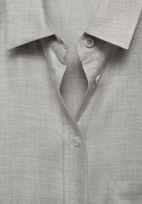 Mango Blúzka so zapínaním na gombíky - mottled light grey