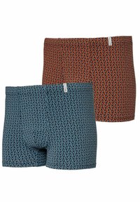 HAASIS Bodywear 1919 OHNE EINGRIFF 2ER PACK - Boxer Briefs - schwarz print