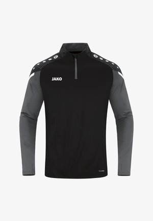 ZIP PERFORMANCE - Camiseta de manga larga - schwarzgrau