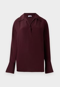 HALF PLACKET - Blůza - dark burgundy