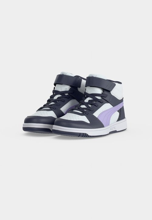 PUMA REBOUND SLAM MID UNISEX - Zapatillas altas - inky depths/light lavender/white — foto 3