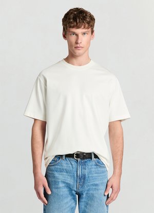 Calliope T-shirt basic - bianco lana