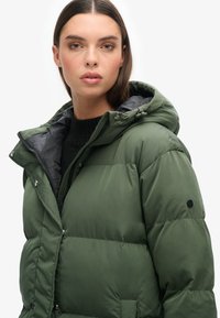 Superdry & Co LONGLINE - Vinterfrakke - thyme