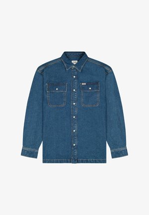 Wrangler LONG SLEEVE LOOSE FIT - Teksajakk - retro blue