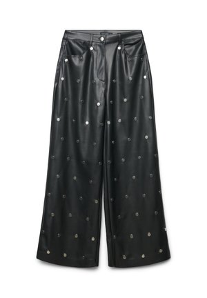 LUNGO APPLICAZIONI - Pantaloni - ultrablack