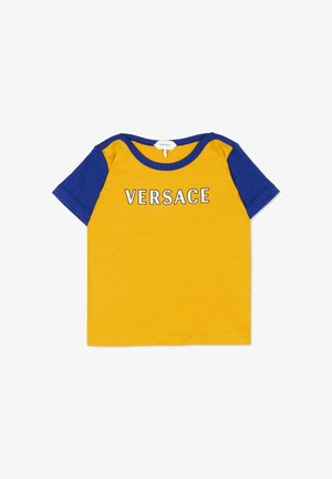 Versace, T-SHIRT - T-shirt con stampa - yellow