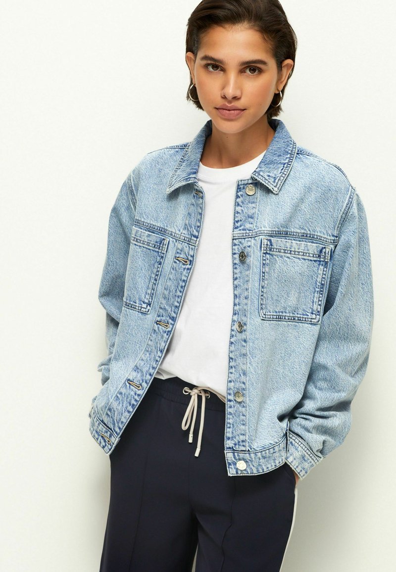 Next Veste en jean - mid blue